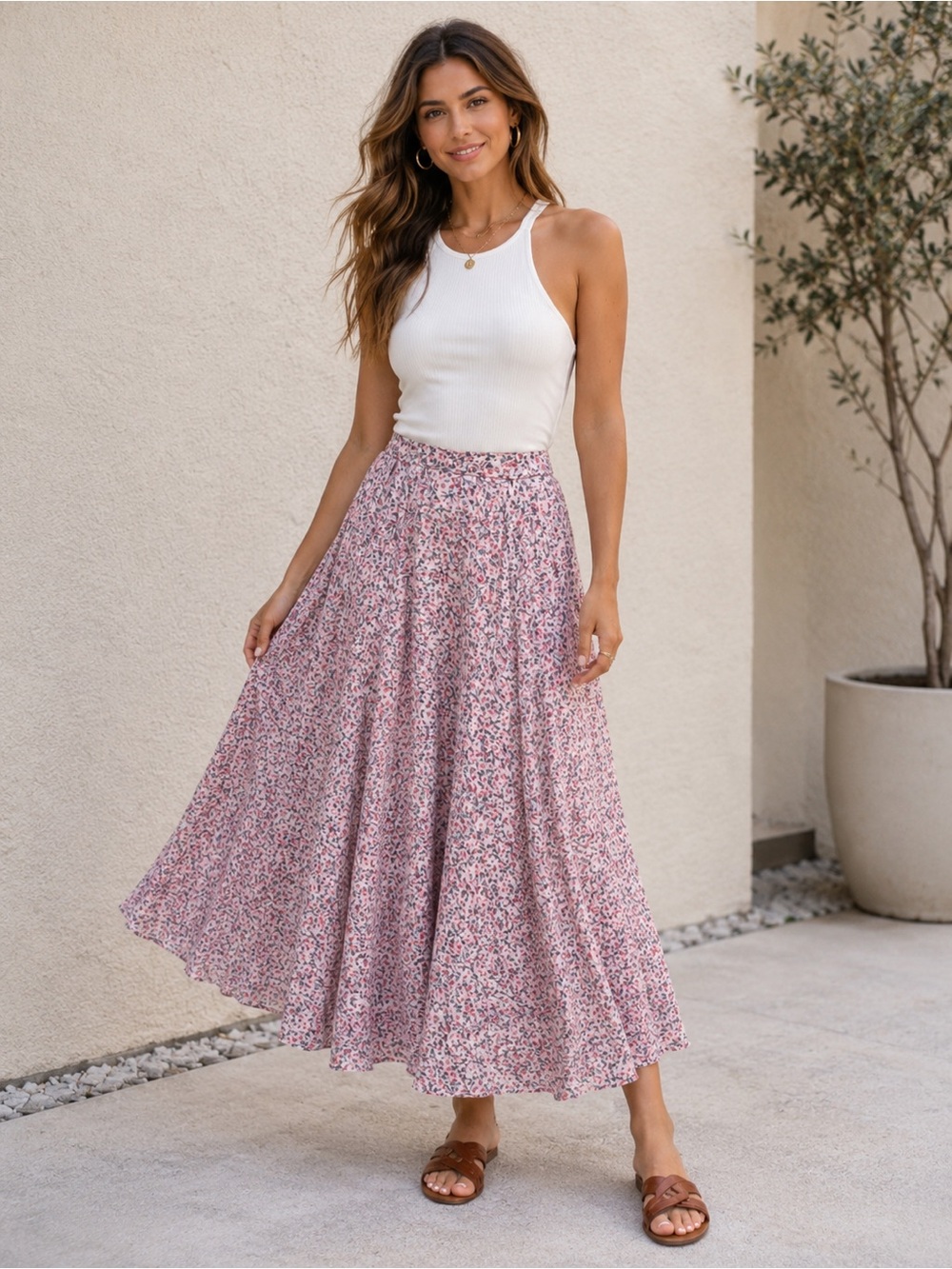 French Connection Floral Skirt